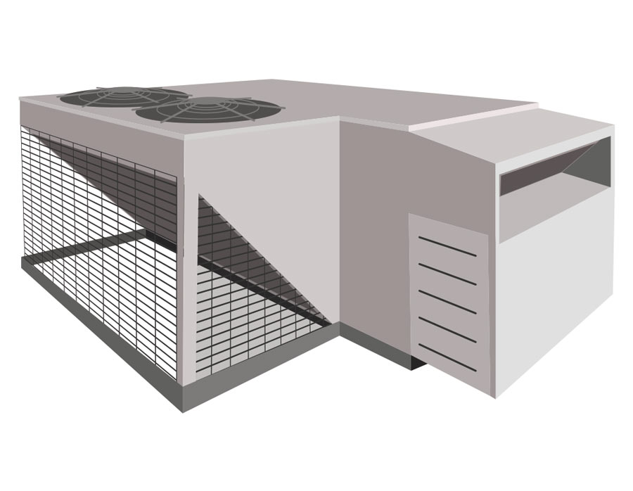 Daikin Rebel 7 to 15 tons Air Source Heat Pump Image